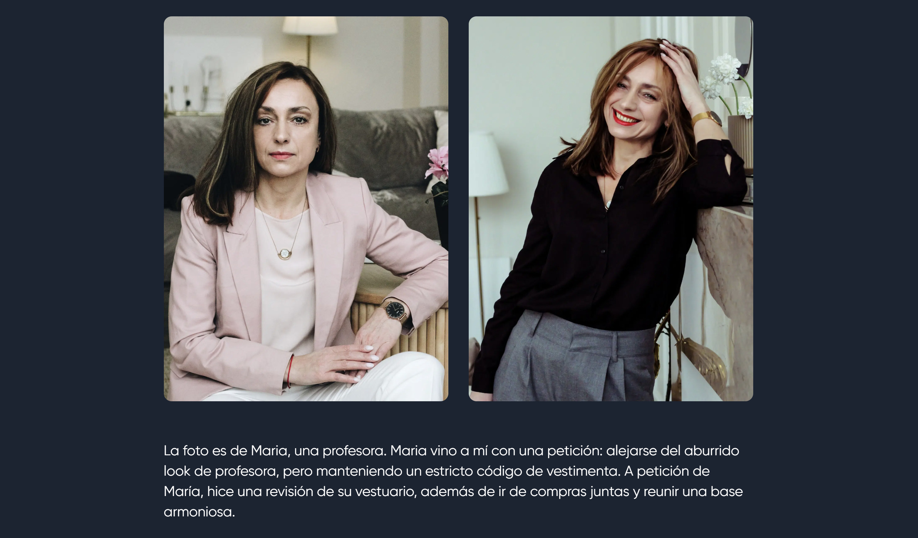 Ejemplo de landing page y quiz para un diseñador local.