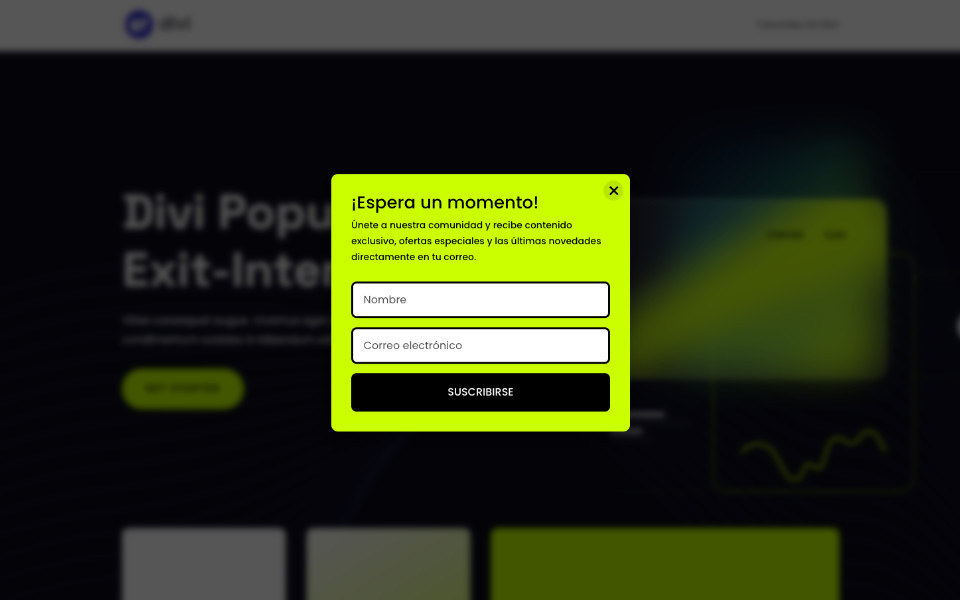 Popups de exit-intent