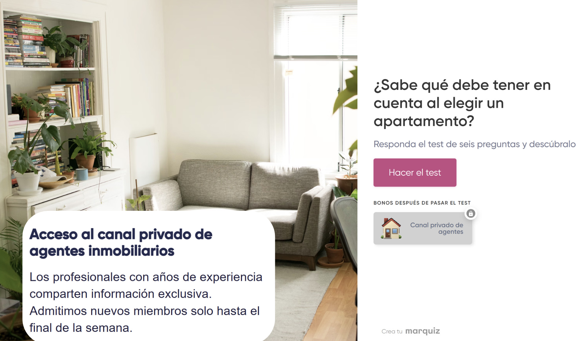 Invitación a una comunidad privada