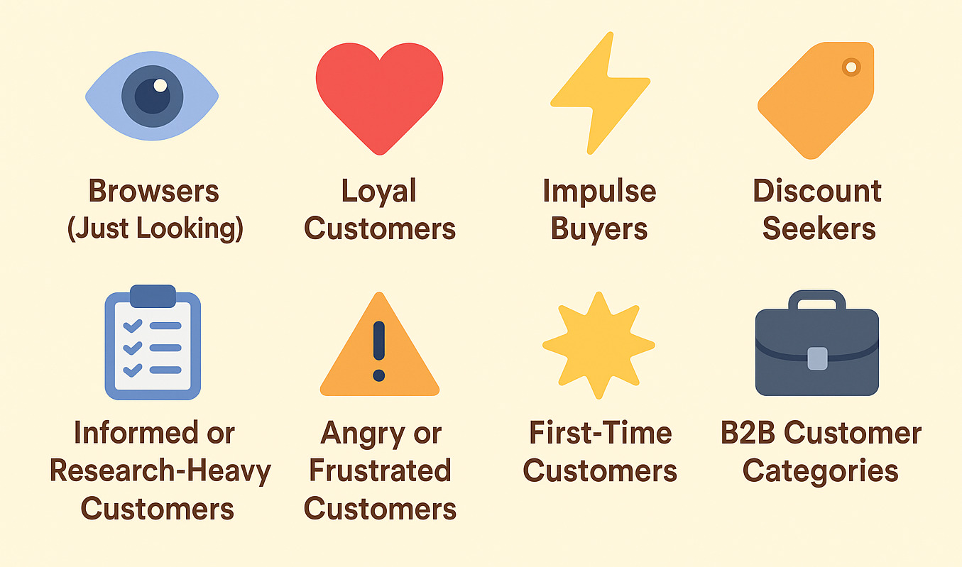 Main customer types