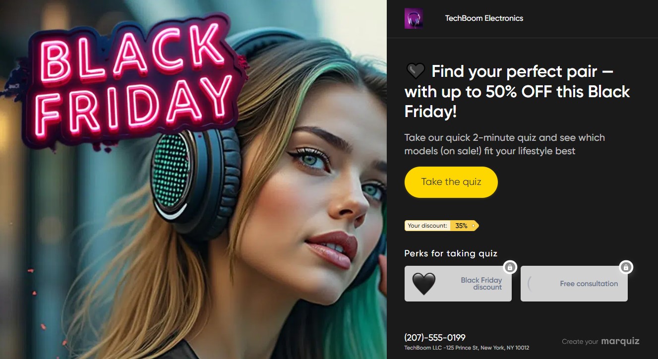 Quiz for discount seekers