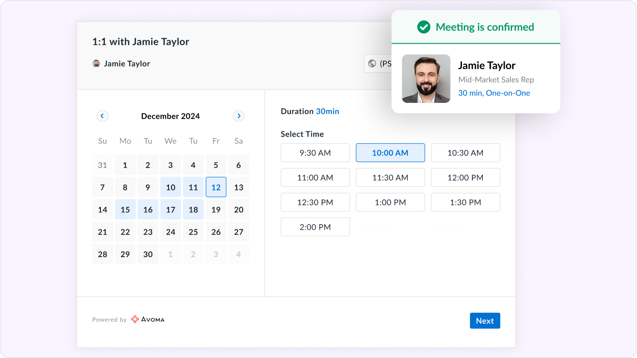 Book more meetings, faster