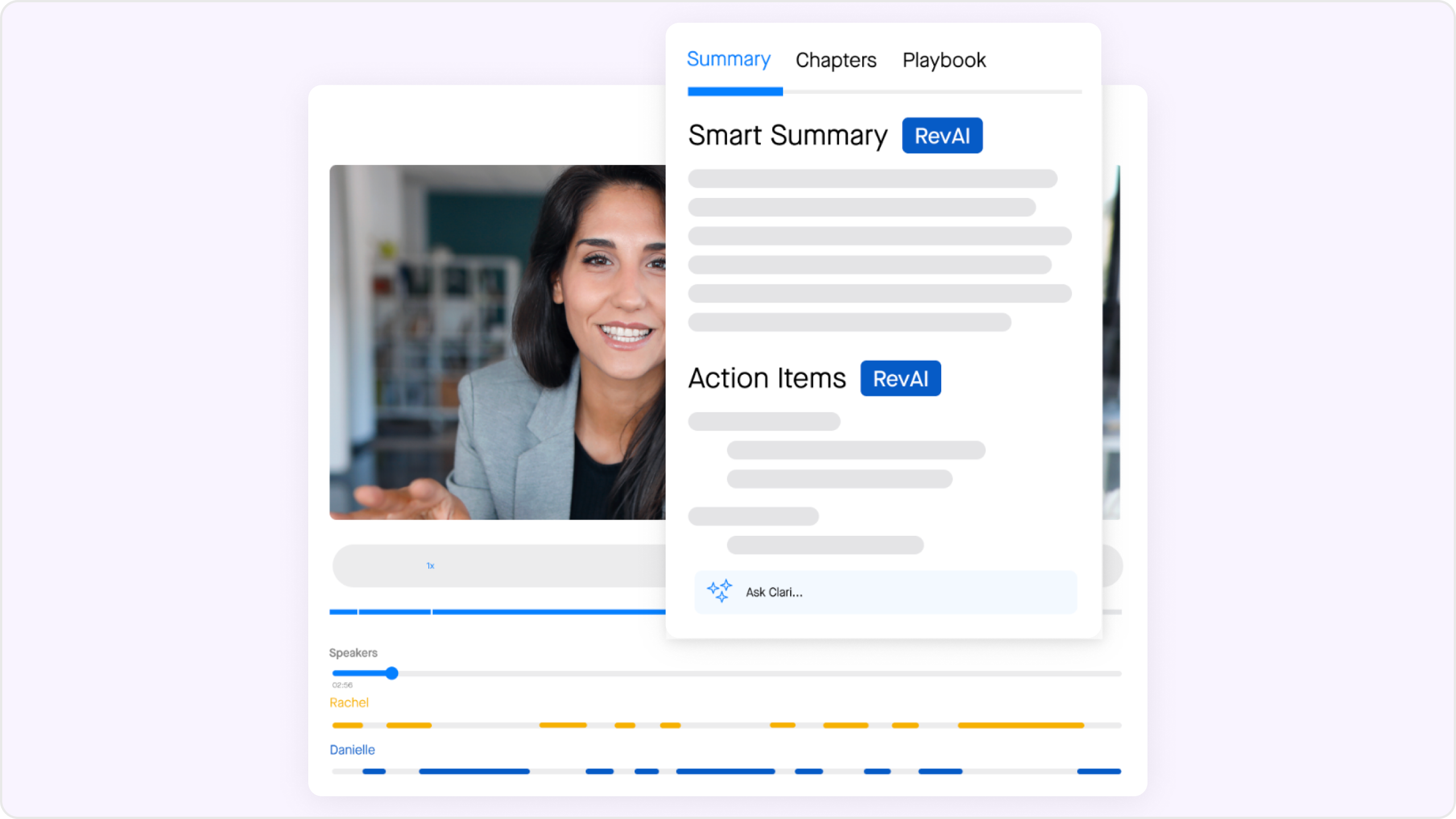 Clari smart meeting summary