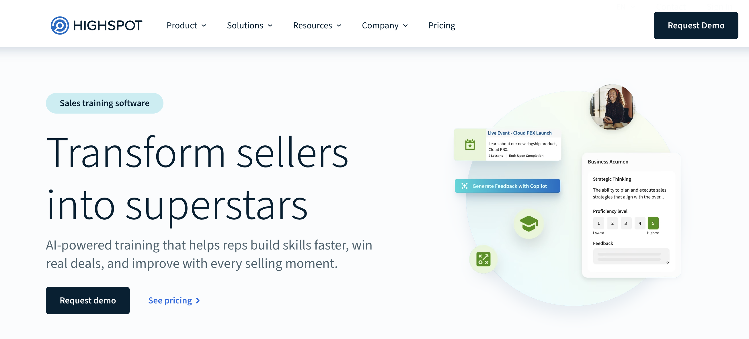 Highspot homescreenshot