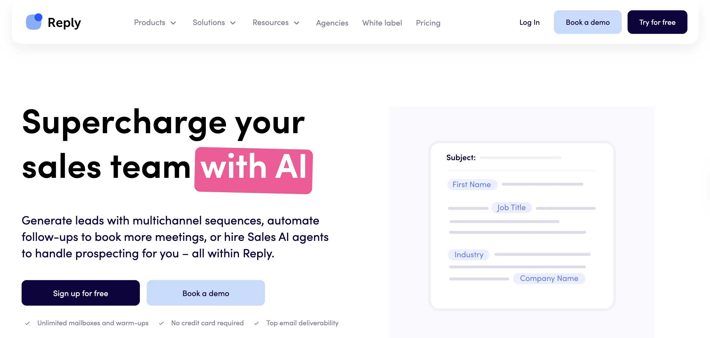 Reply sales automation and outreach platform
