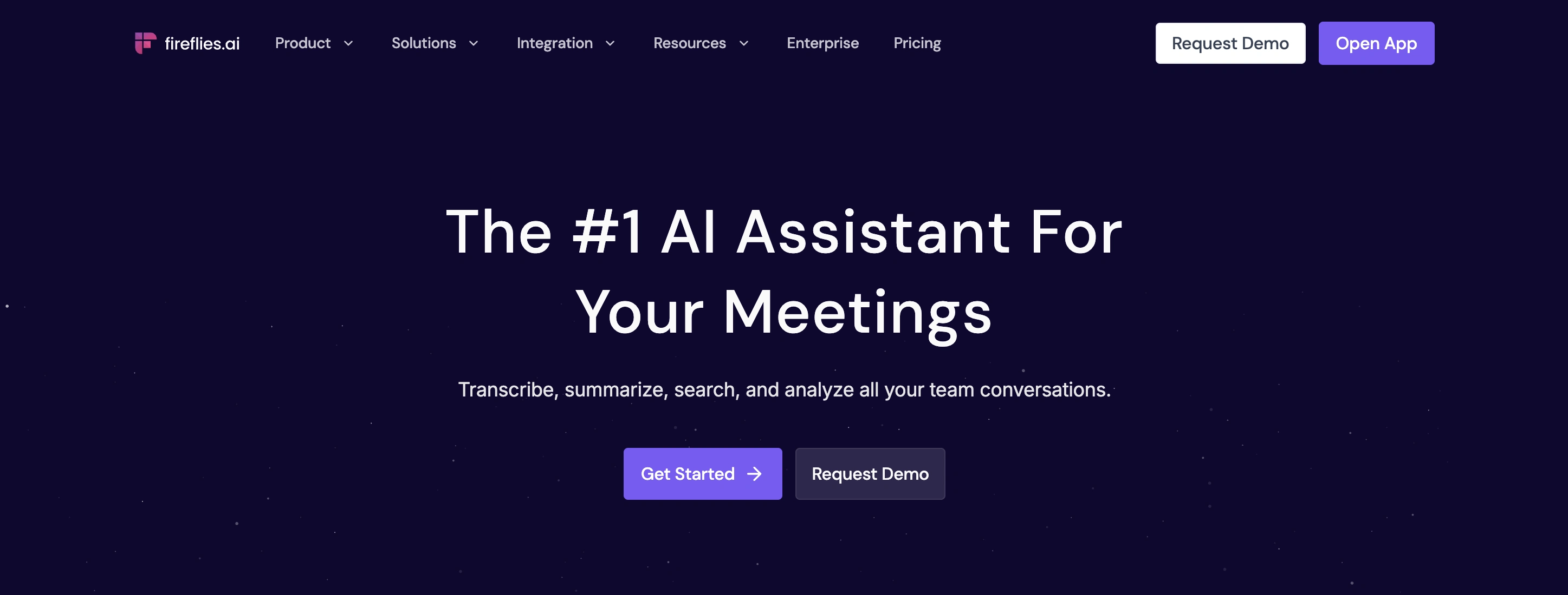 Fireflies meeting automation and conversation intelligence platform