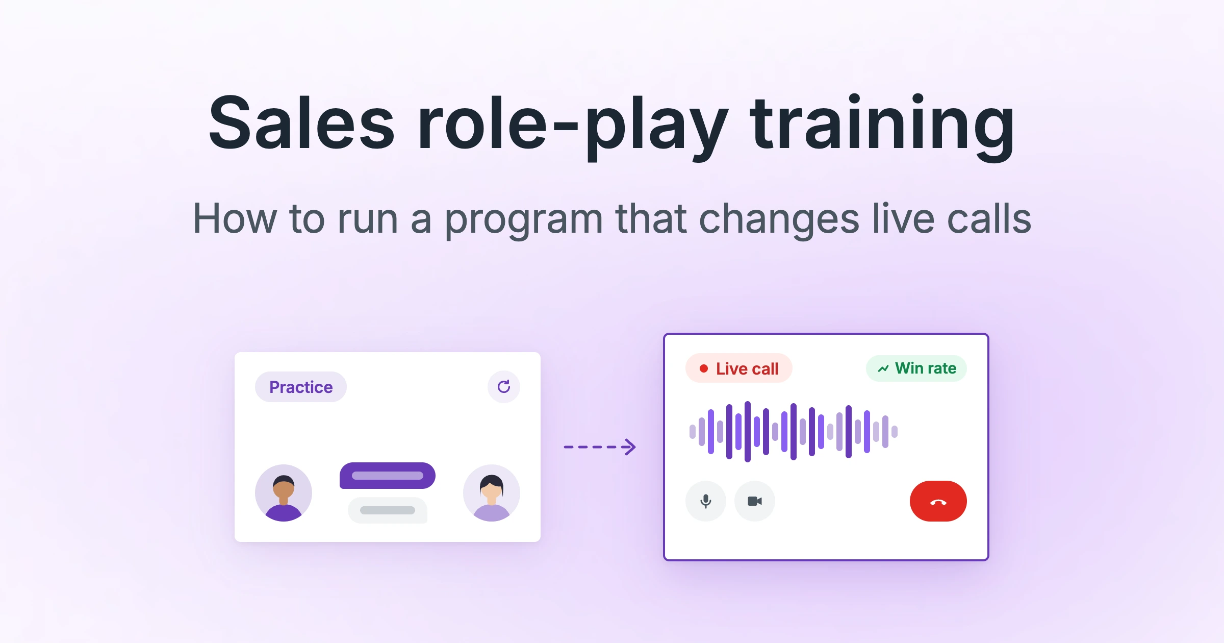 Sales role-play training: How to run a program that changes live calls