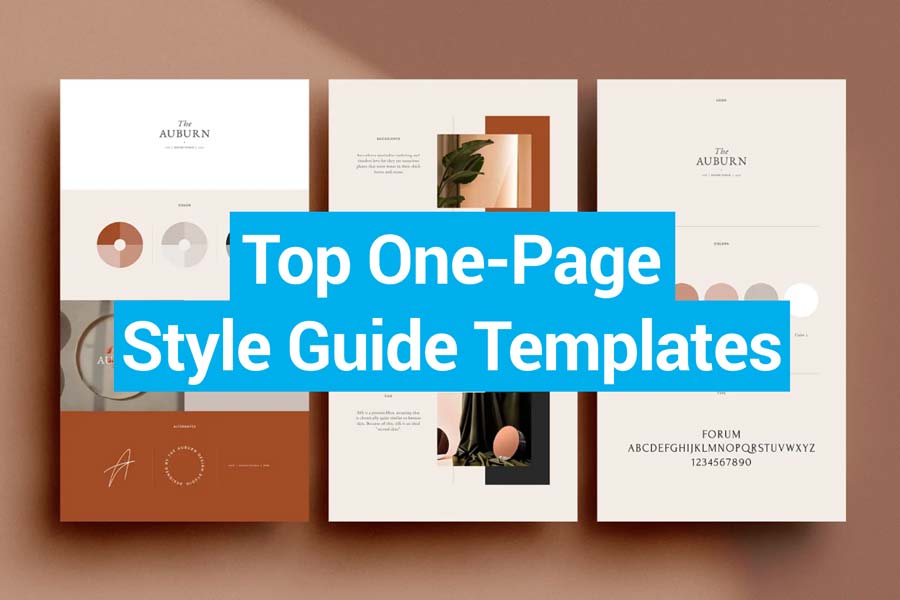 Best One-Page Style Guide Templates