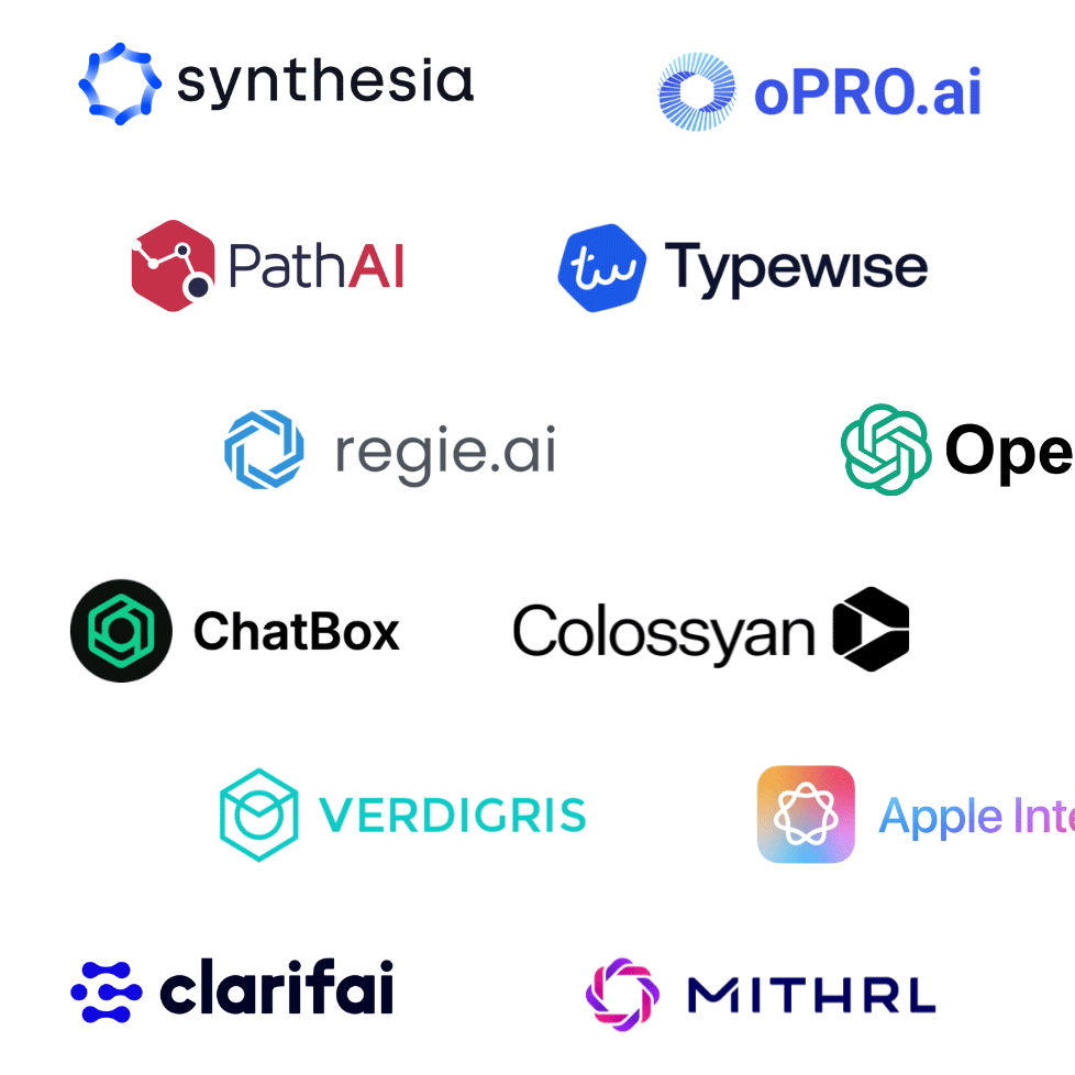 AI startup logos look alike