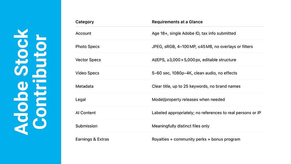 Getting Started as an Adobe Stock Contributor