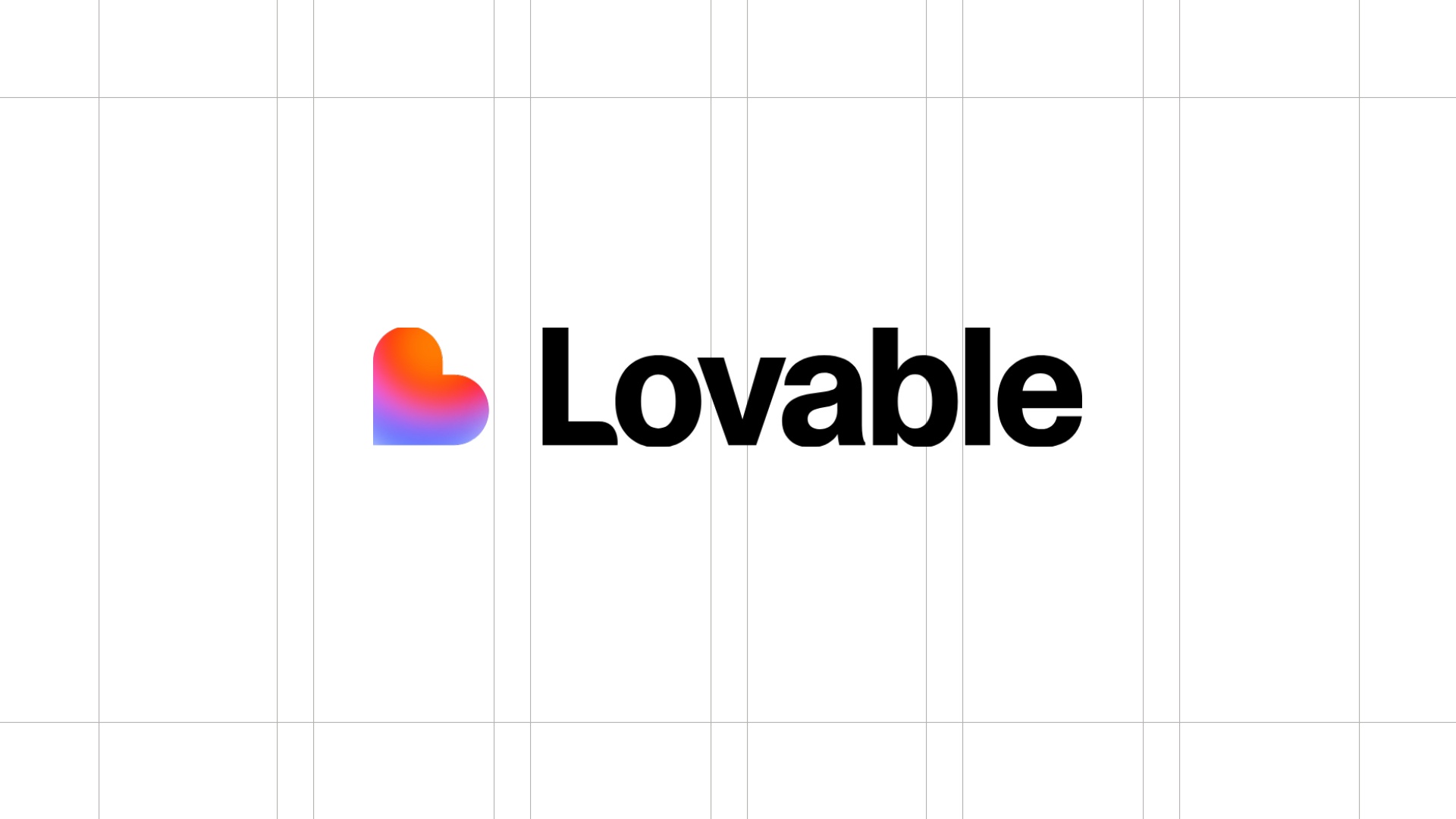 Lovable logo from the AI website builder test