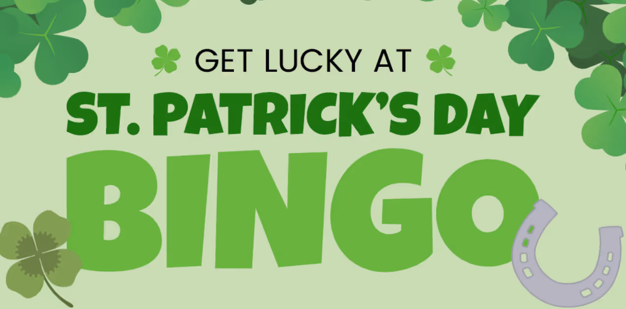St. Patrick's Day Bingo Graphic