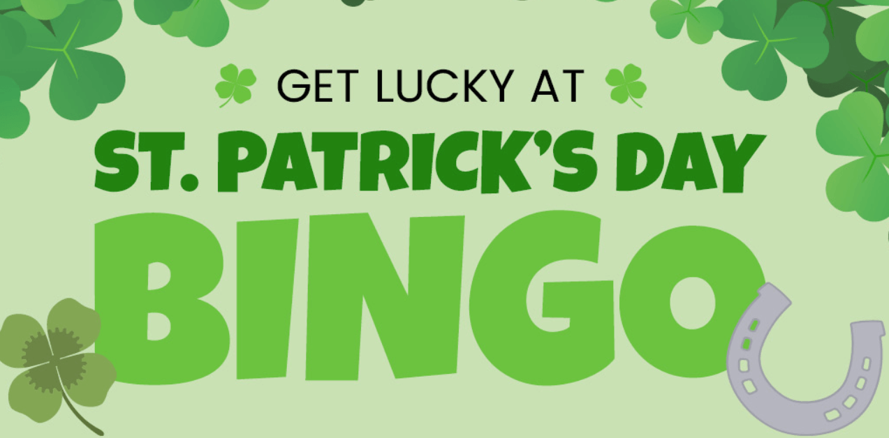 St. Patrick's Day Bingo Graphic