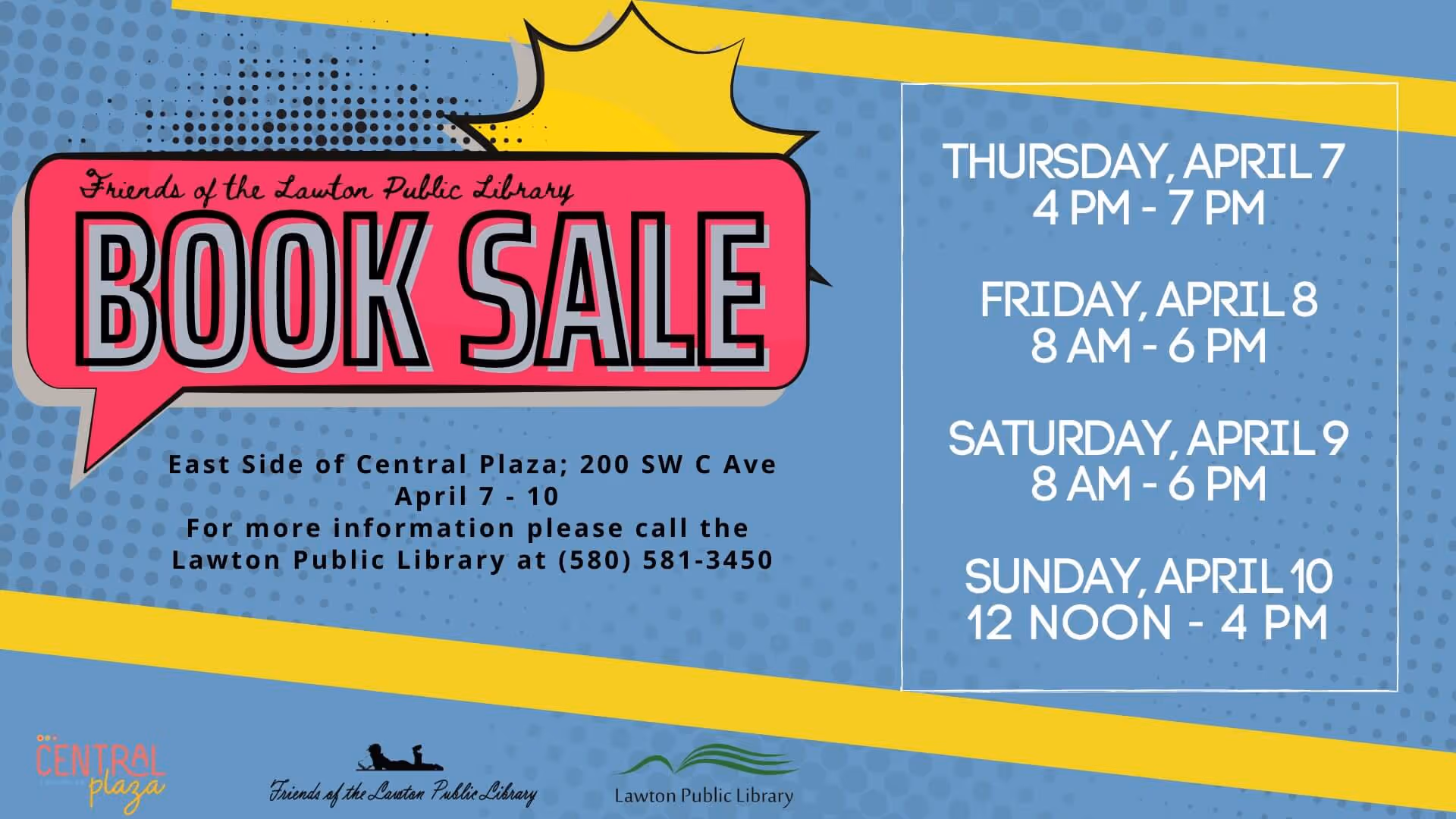 Book Sale poster. Full poster text in event description