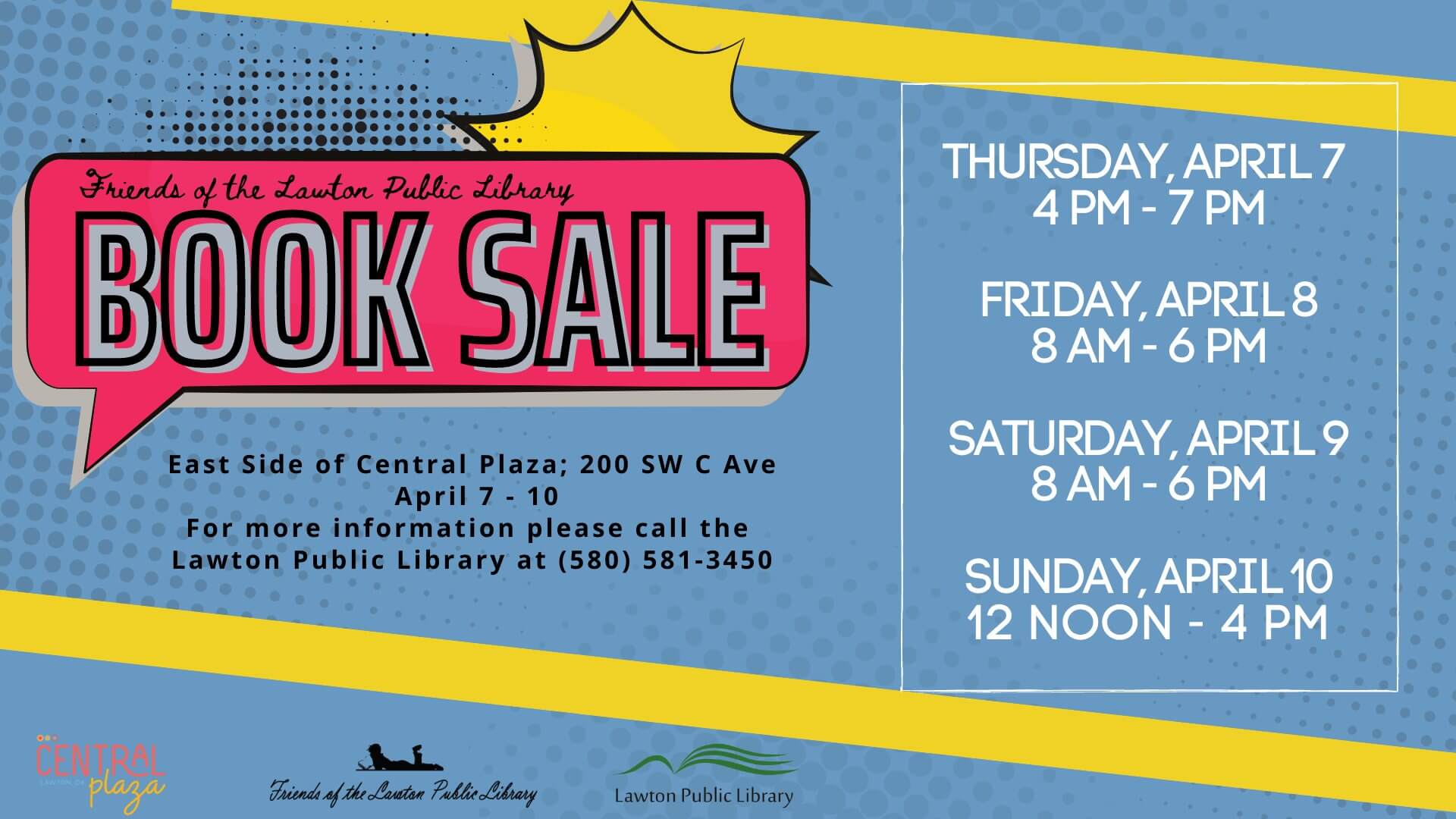 Book Sale poster. Full poster text in event description