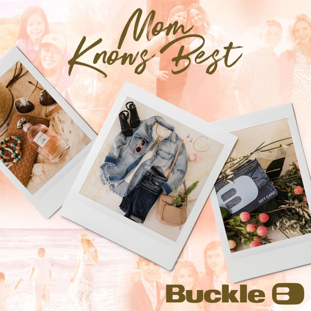 Instant film photographs of Buckle apparel
