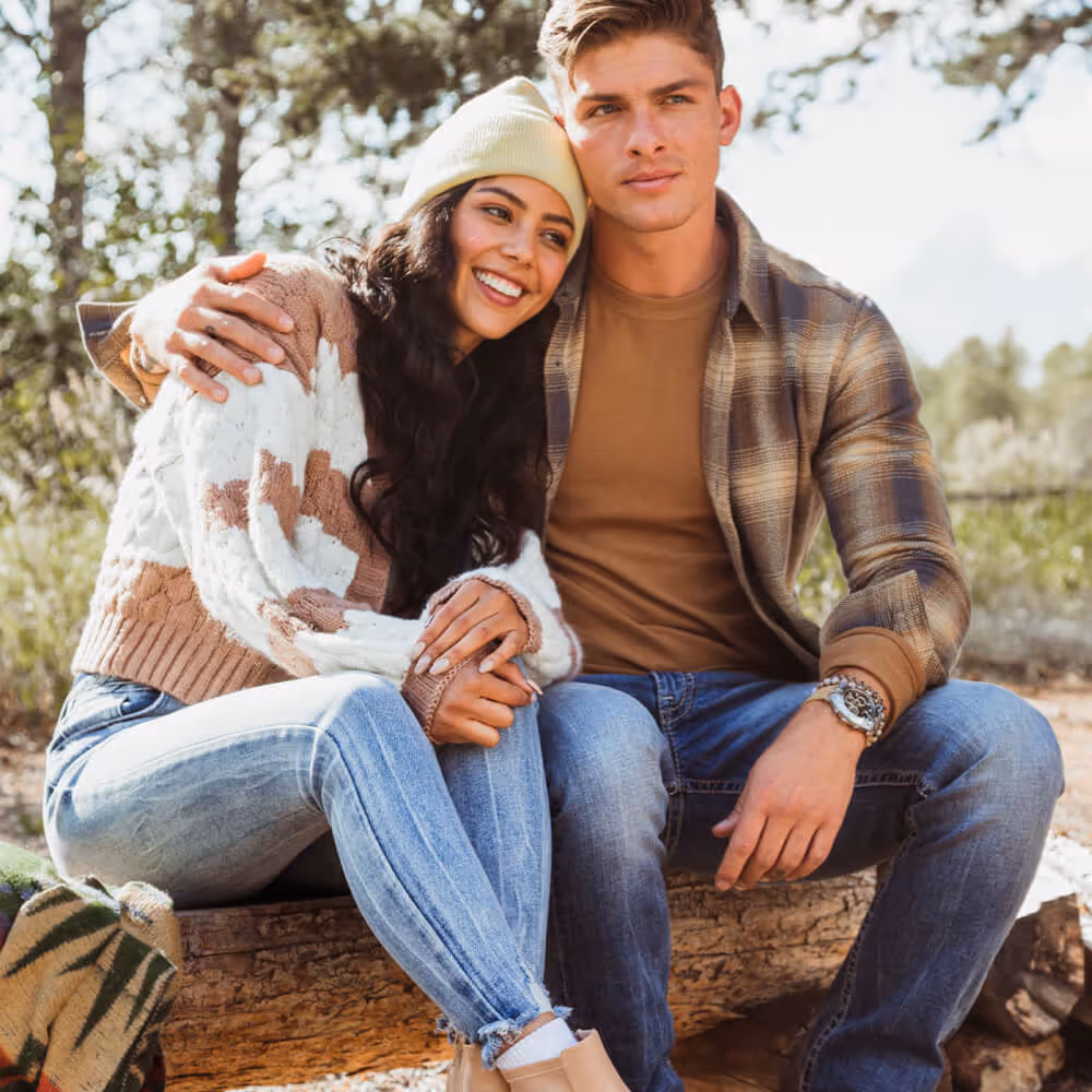Models wearing Buckle autumn apparel