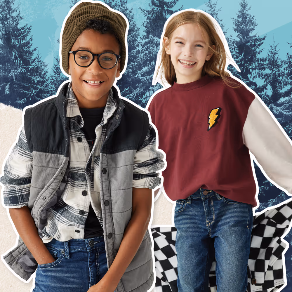 Youth models wearing Buckle autumn apparel