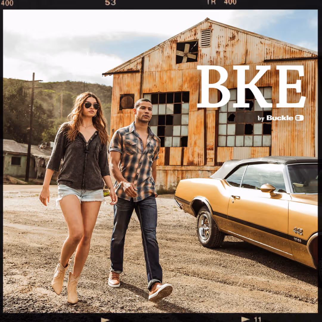 models wearing BKE by Buckle apparel.