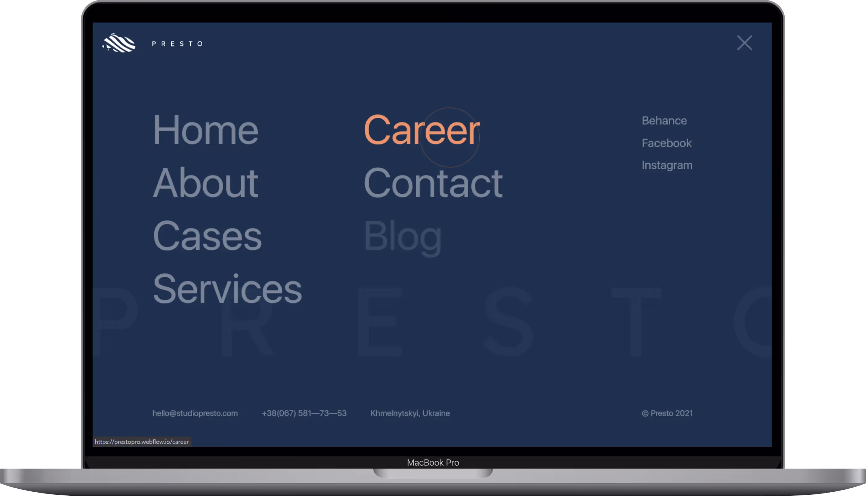 Дизайн и разработка в Webflow, сайта веб-студии | Кейс дизайнера mdh.graphics