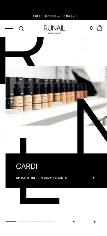 Дизайн интернет магазина компании по производству и реализации УФ-отверждаемых покрытий | Кейс дизайнера mdh.graphics