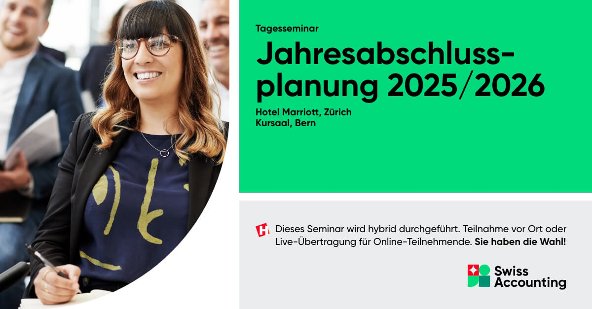 SwissAccounting - Year-end planning 2025/2026