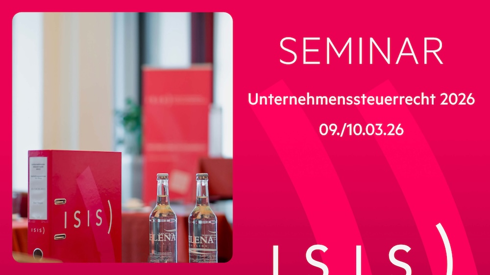 ISIS) – Droit fiscal des entreprises 2026 | 9 – 10 mars 2026