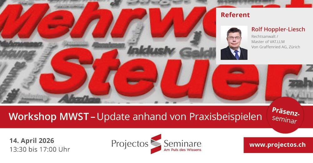 Projectos Seminar – Workshop VAT – Update based on practical examples | April 14, 2026