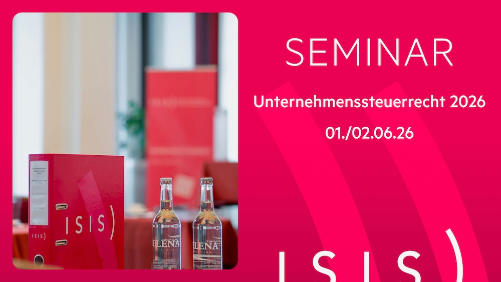 ISIS) – Droit fiscal des entreprises 2026 (2e session) | 1er-2 juin 2026
