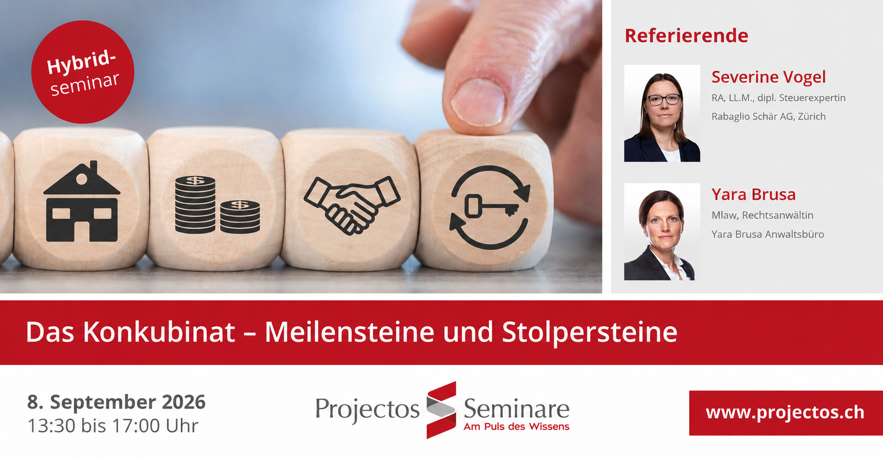 Projectos Seminar – Das Konkubinat – Meilensteine und Stolpersteine | 8. September 2026