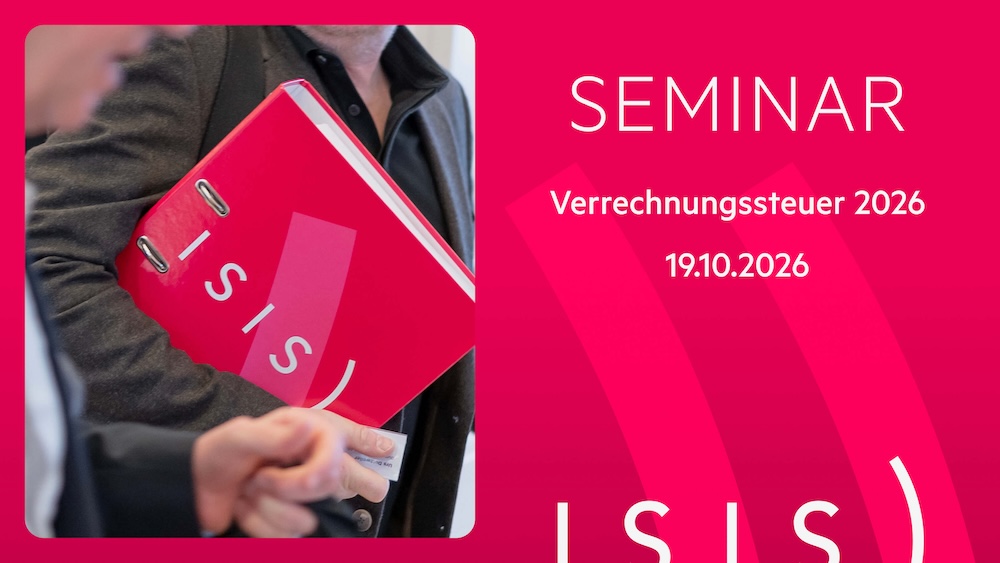 ISIS) – Verrechnungssteuer 2026 | 19. Oktober 2026