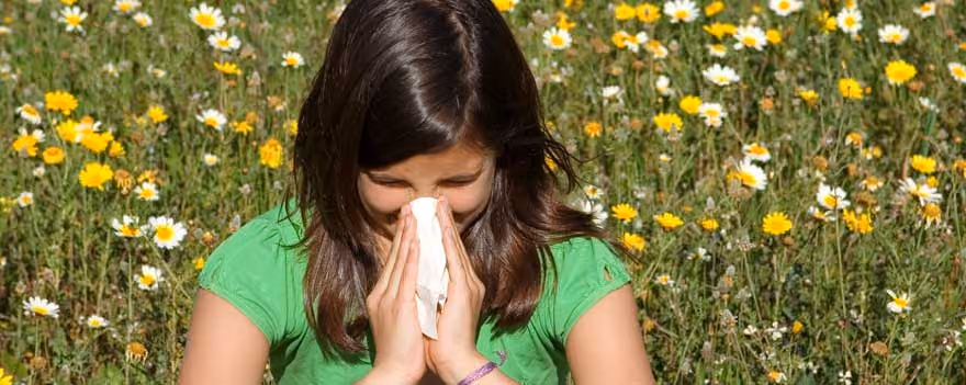 Woman With Allergies