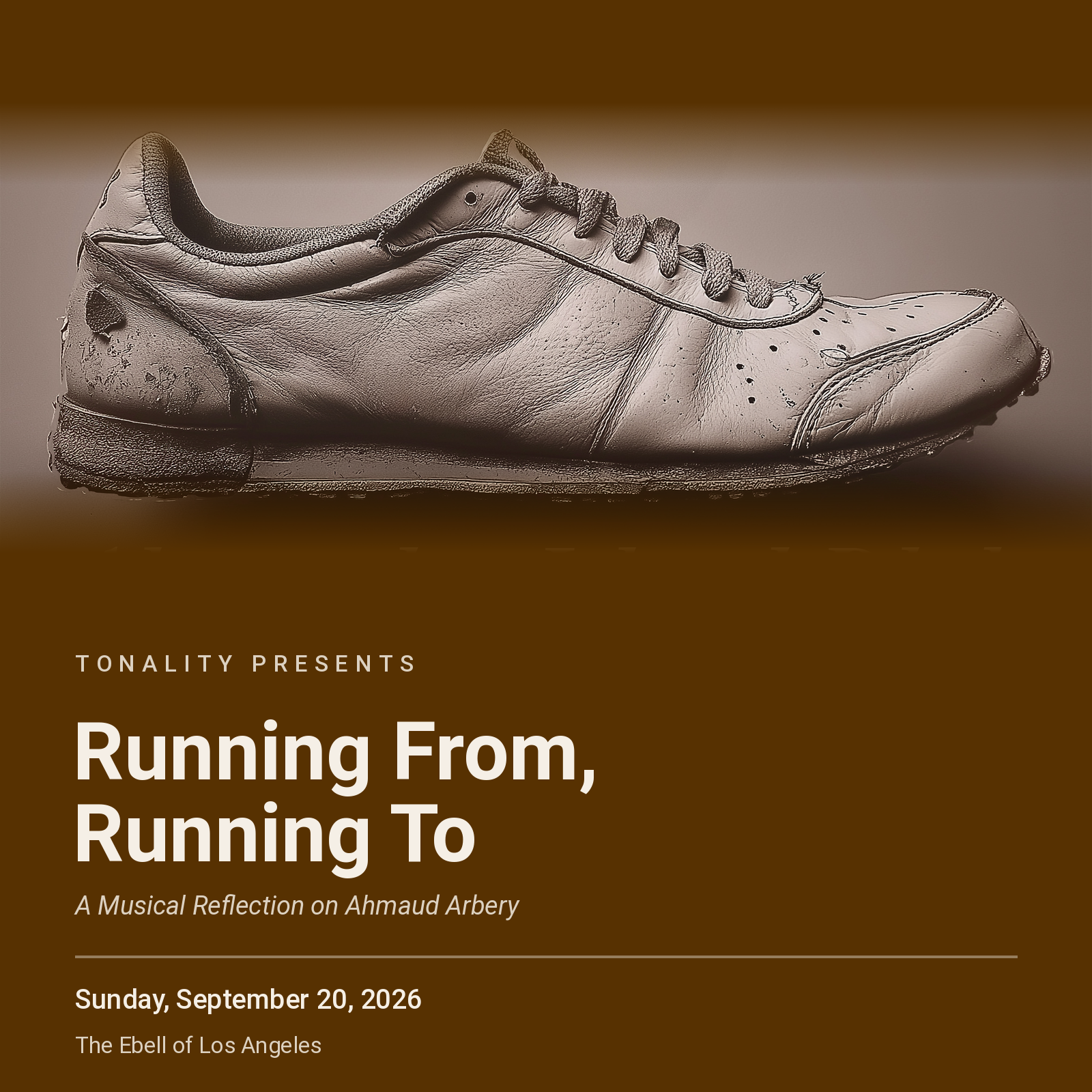 Tonality Presents: Running From, Running To