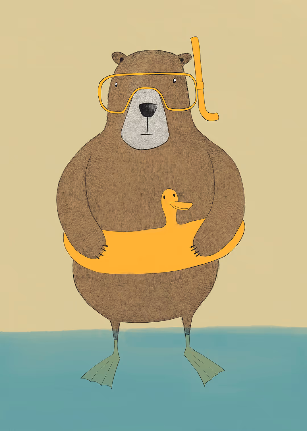 Diving Bear