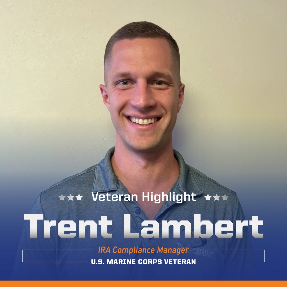 Veteran Highlight - Trent Lambert, IRA Compliance Manager