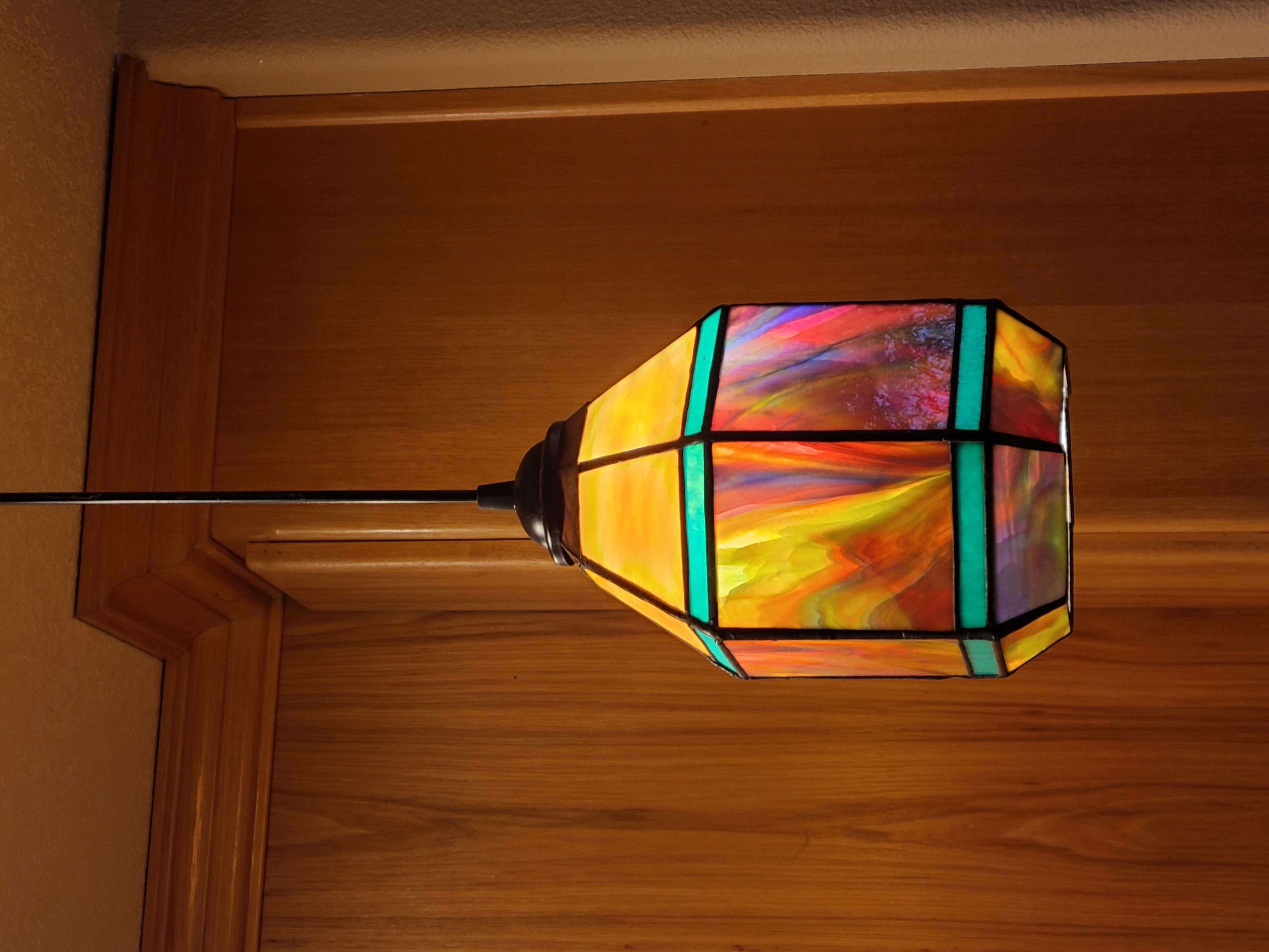 Original Stained Glass Kitchen Pendant