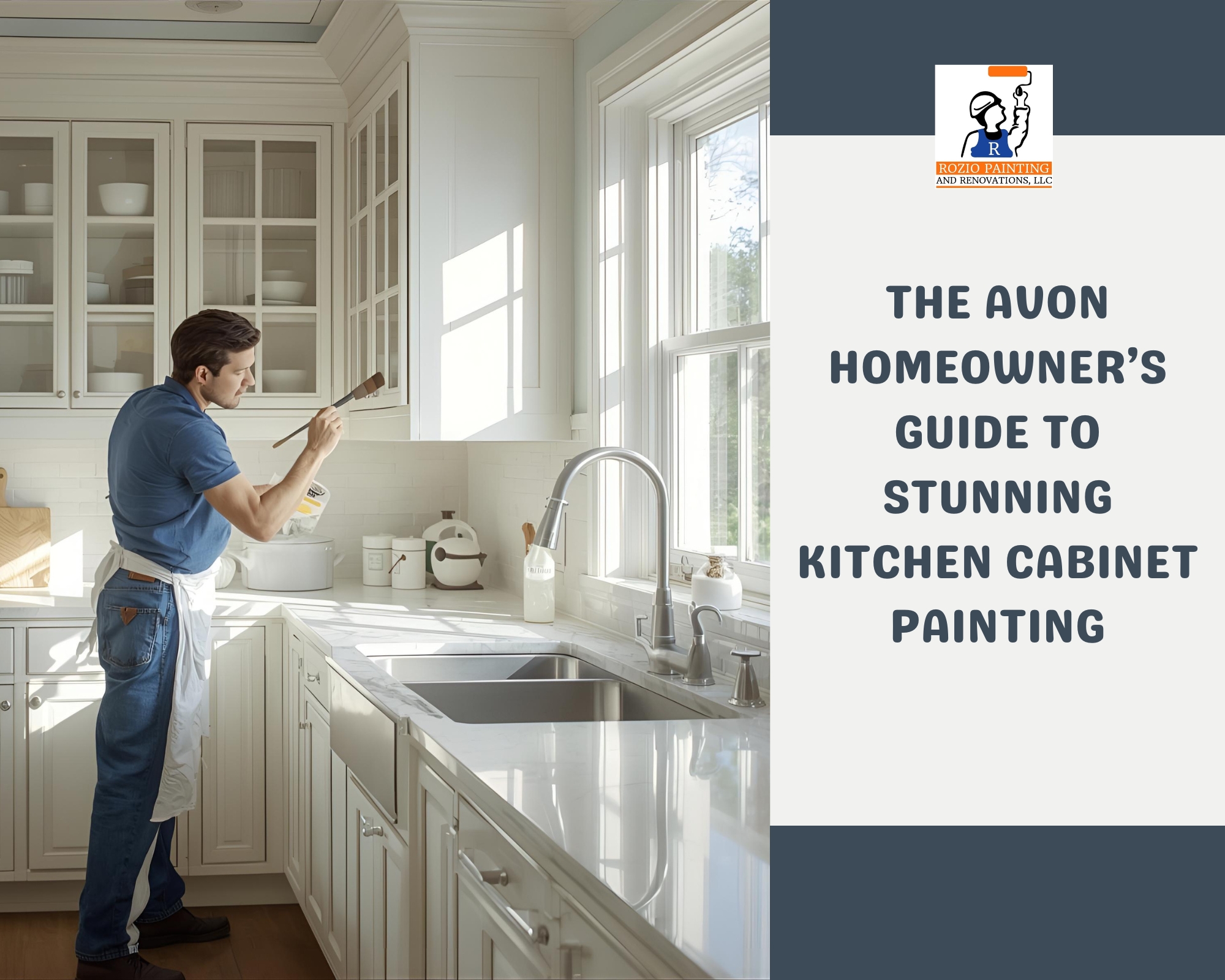 The Avon Homeowner’s Guide to Stunning Kitchen Cabinet Painting