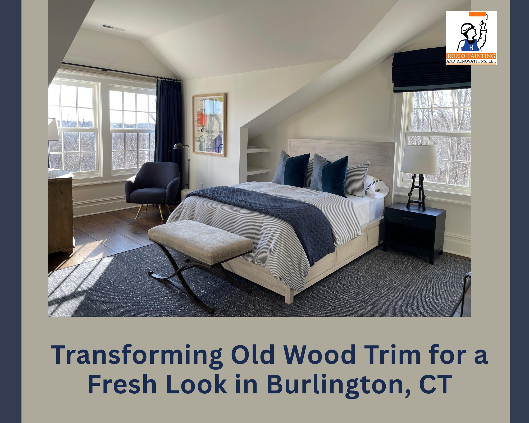 Transforming Old Wood Trim for a Fresh Look in Burlington, CT