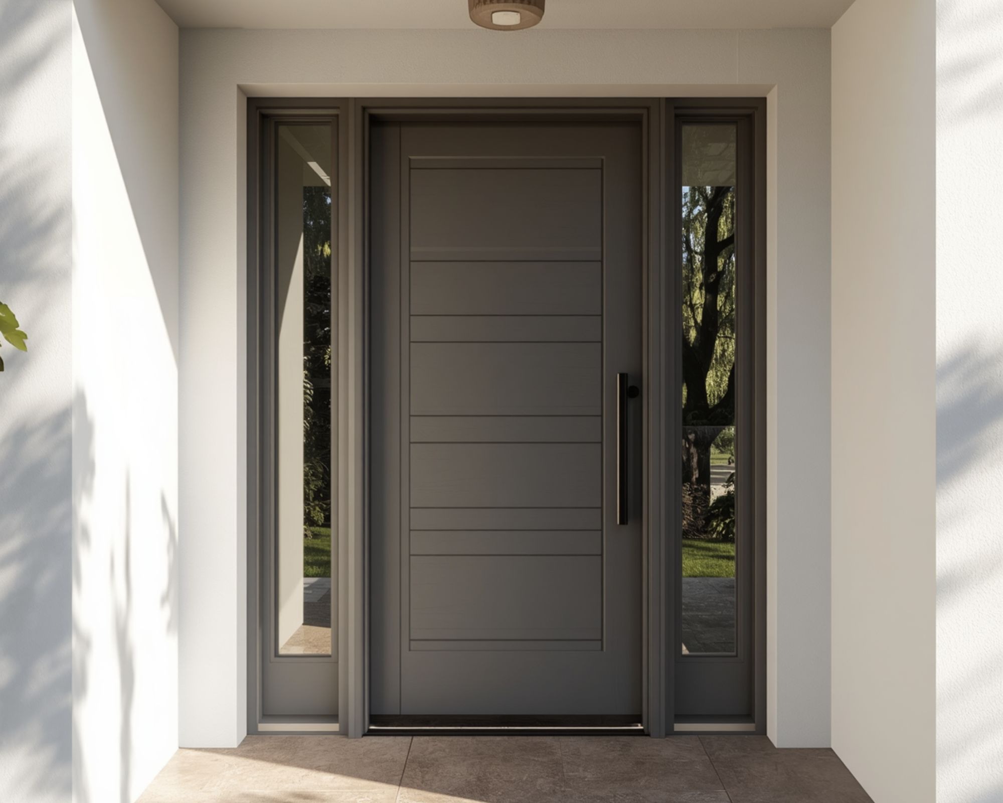Paint Doors a Contrasting Color