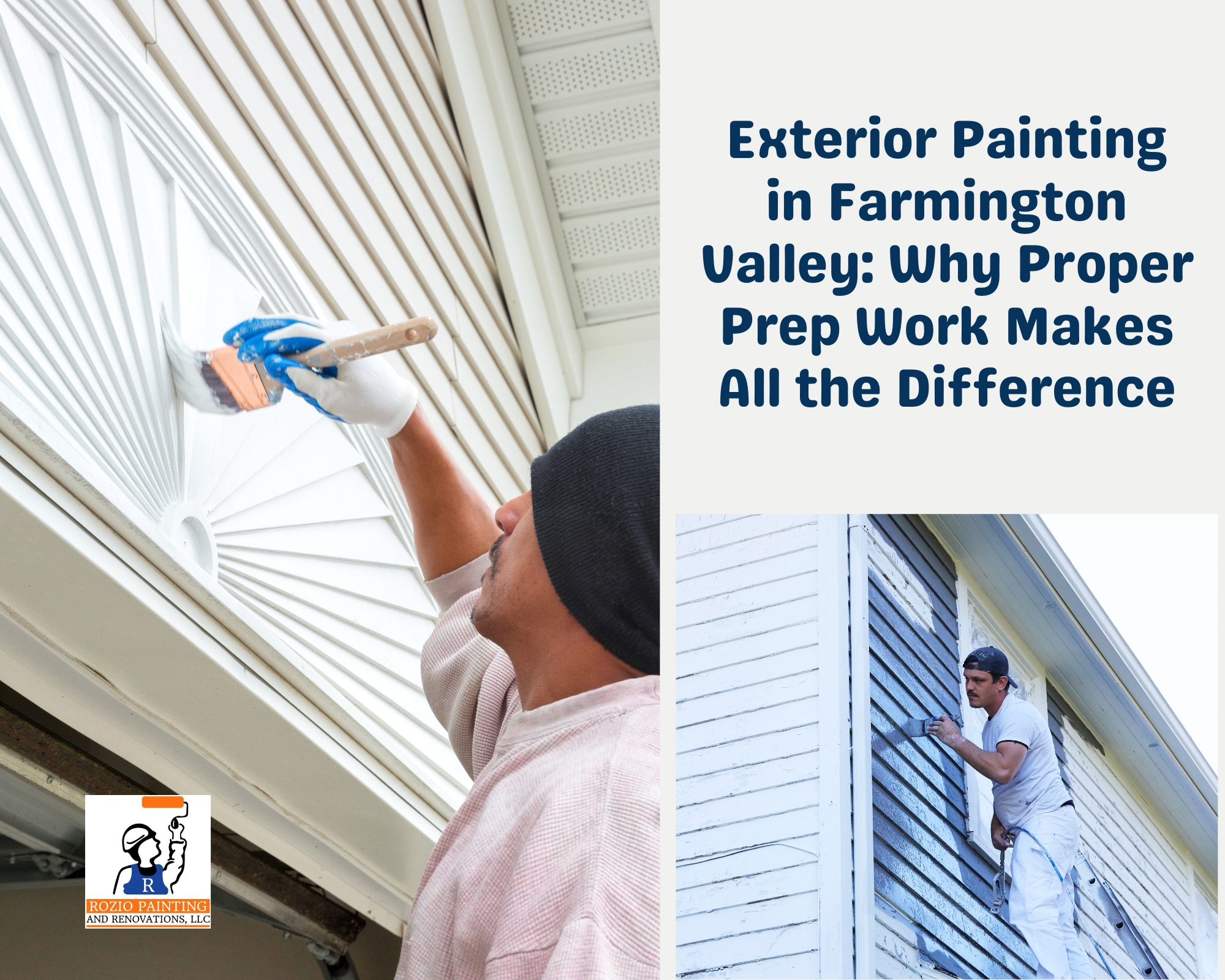 Exterior Painting in Farmington Valley: Why Proper Prep Work Makes All the Difference