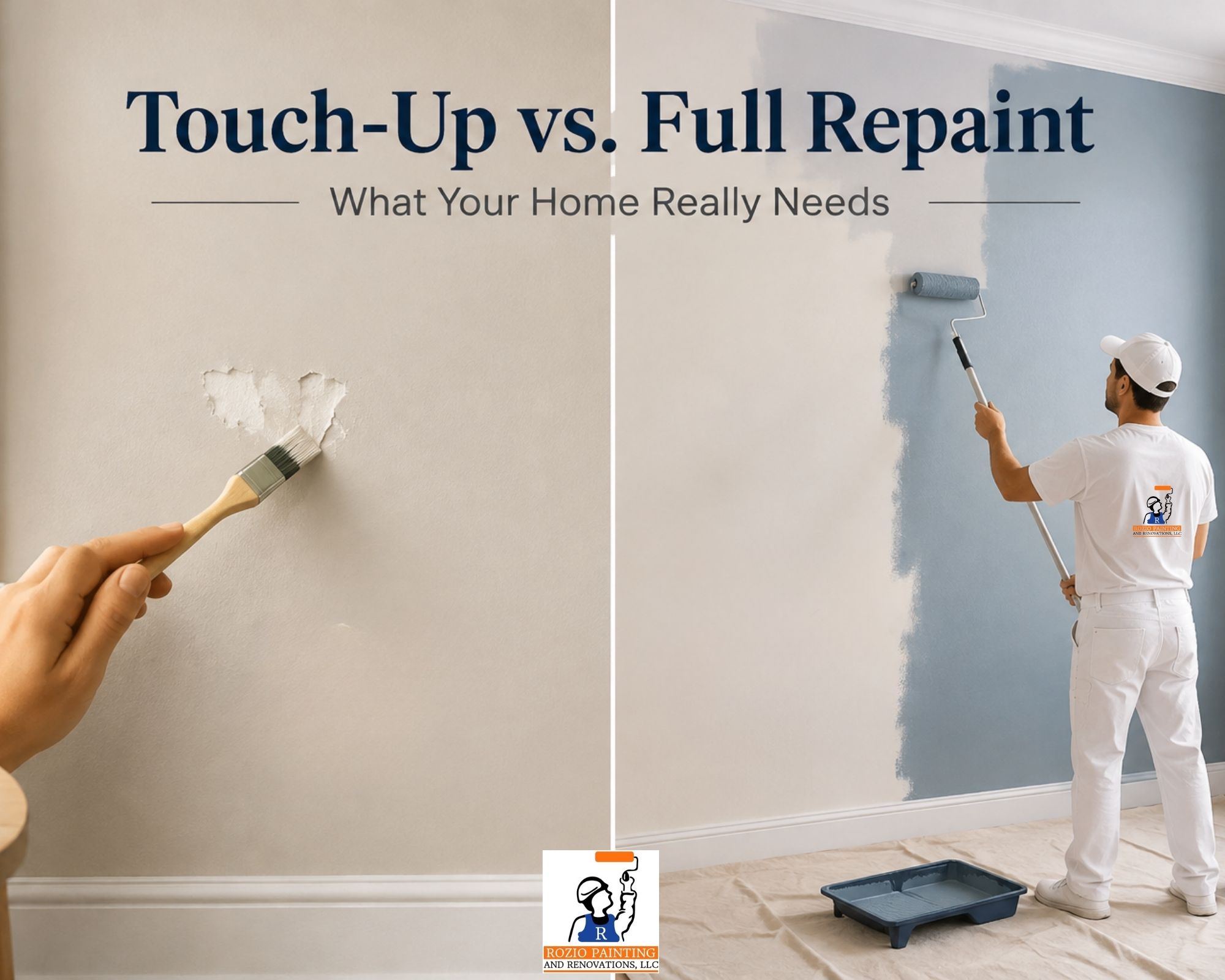 The Difference Between a Paint Touch-Up and a Full Repaint for Home