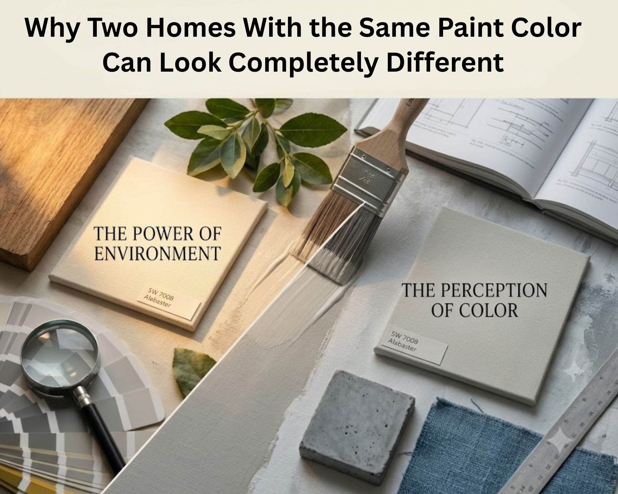 Why Two Homes With the Same Paint Color Can Look Completely Different