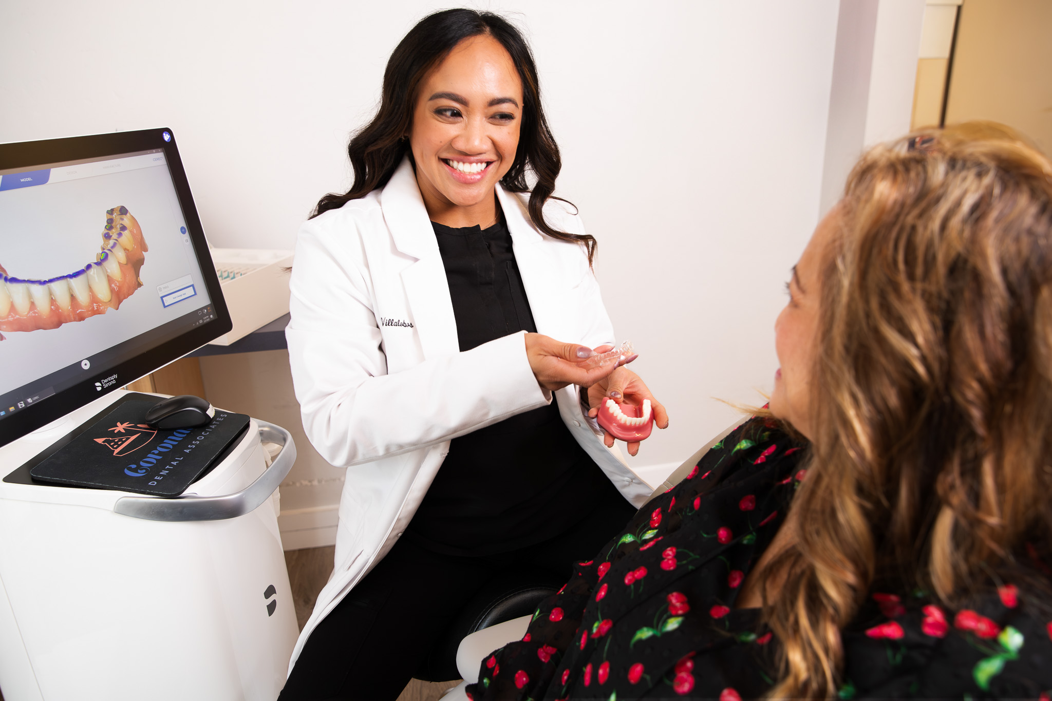 girl using sleep apnea machine