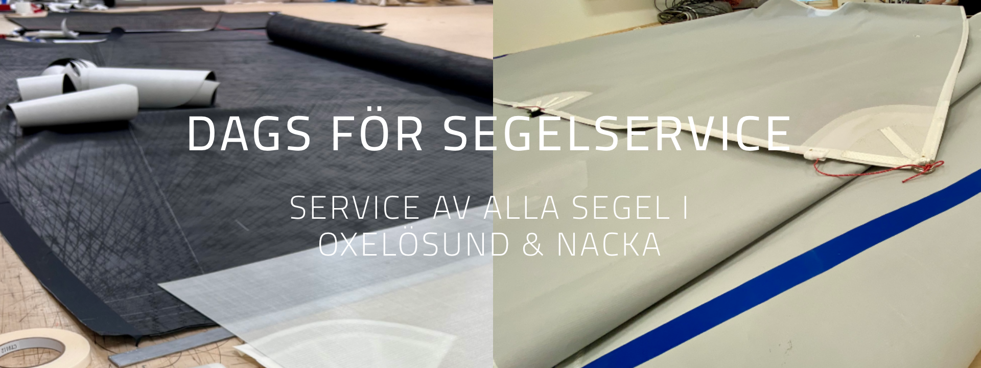 Dags för segelservice – service av alla segel i Oxelösund och Nacka