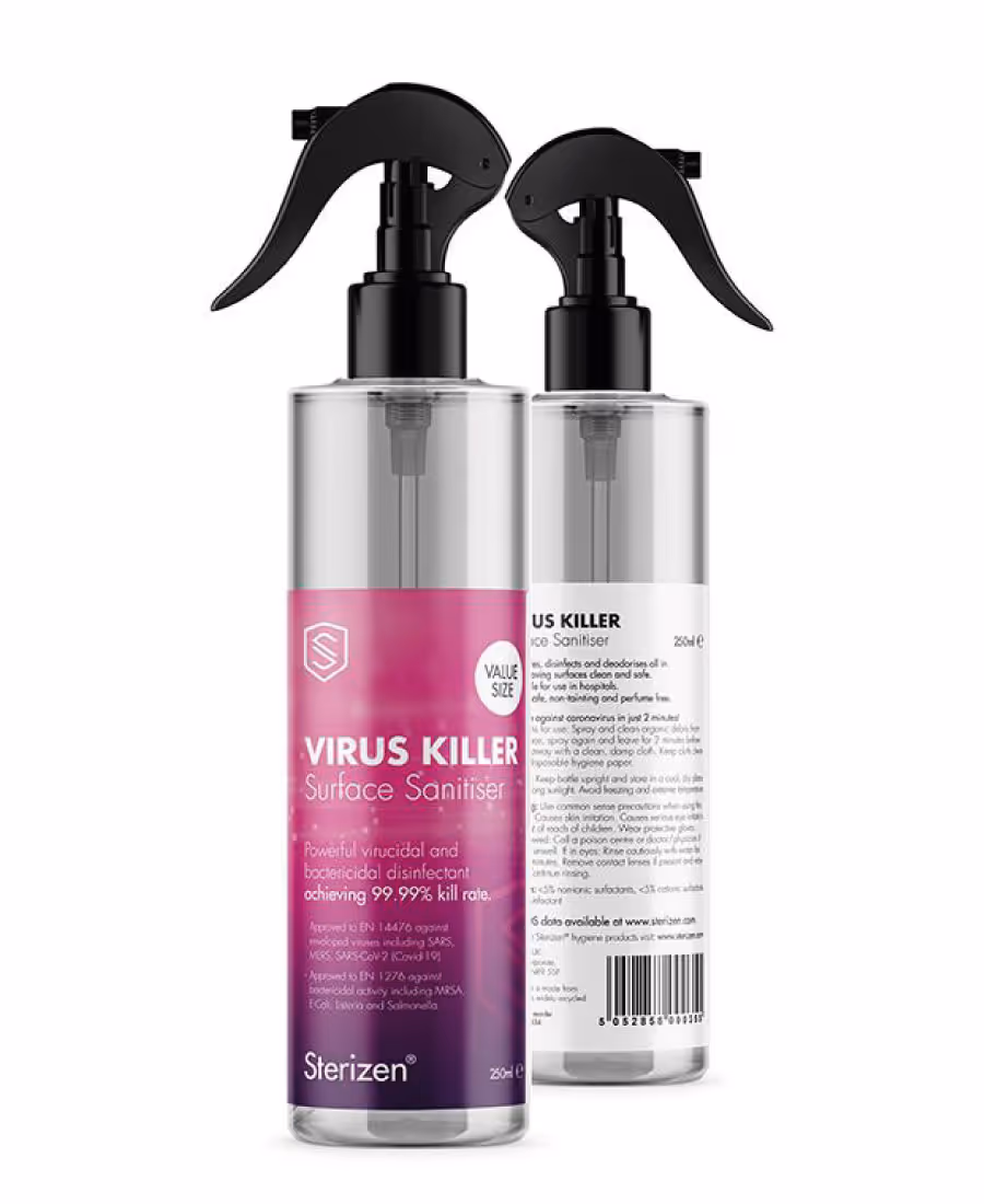 Sterizen® Virus Killer Surface Sanitiser Spray - Pack of 12