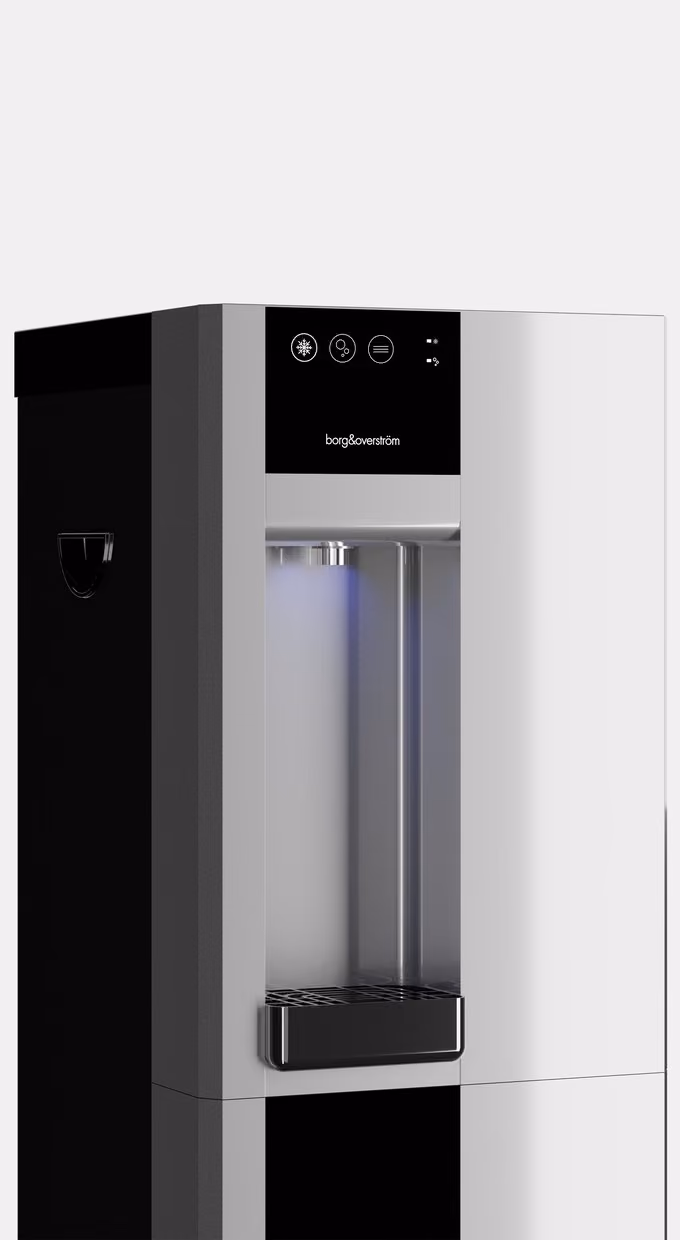 Borg & Overström B3 water dispenser in silver