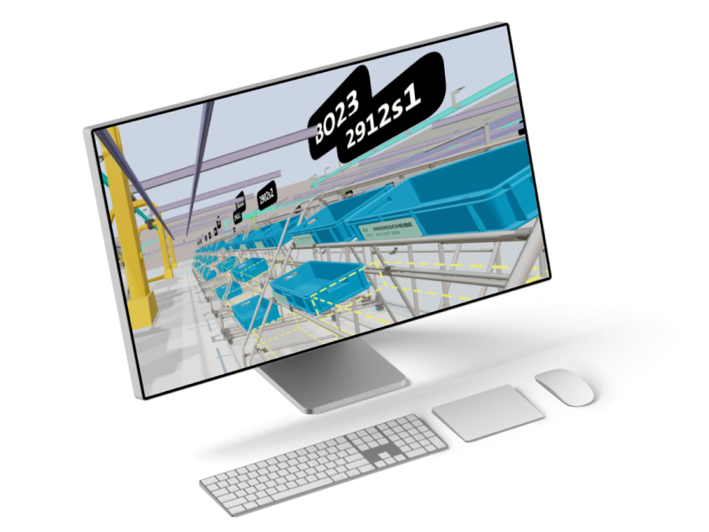 Screenshot of the 3D environment.