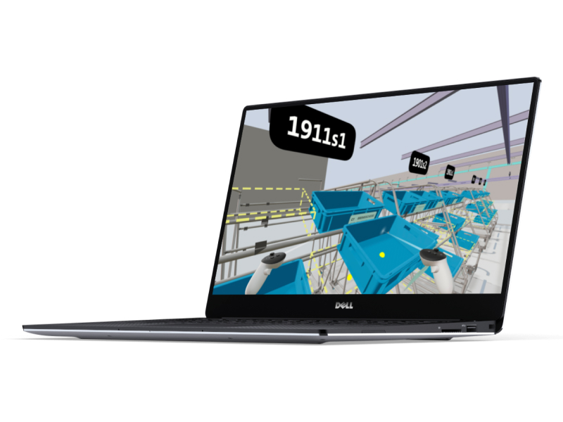 Screenshot of the 3D environment.