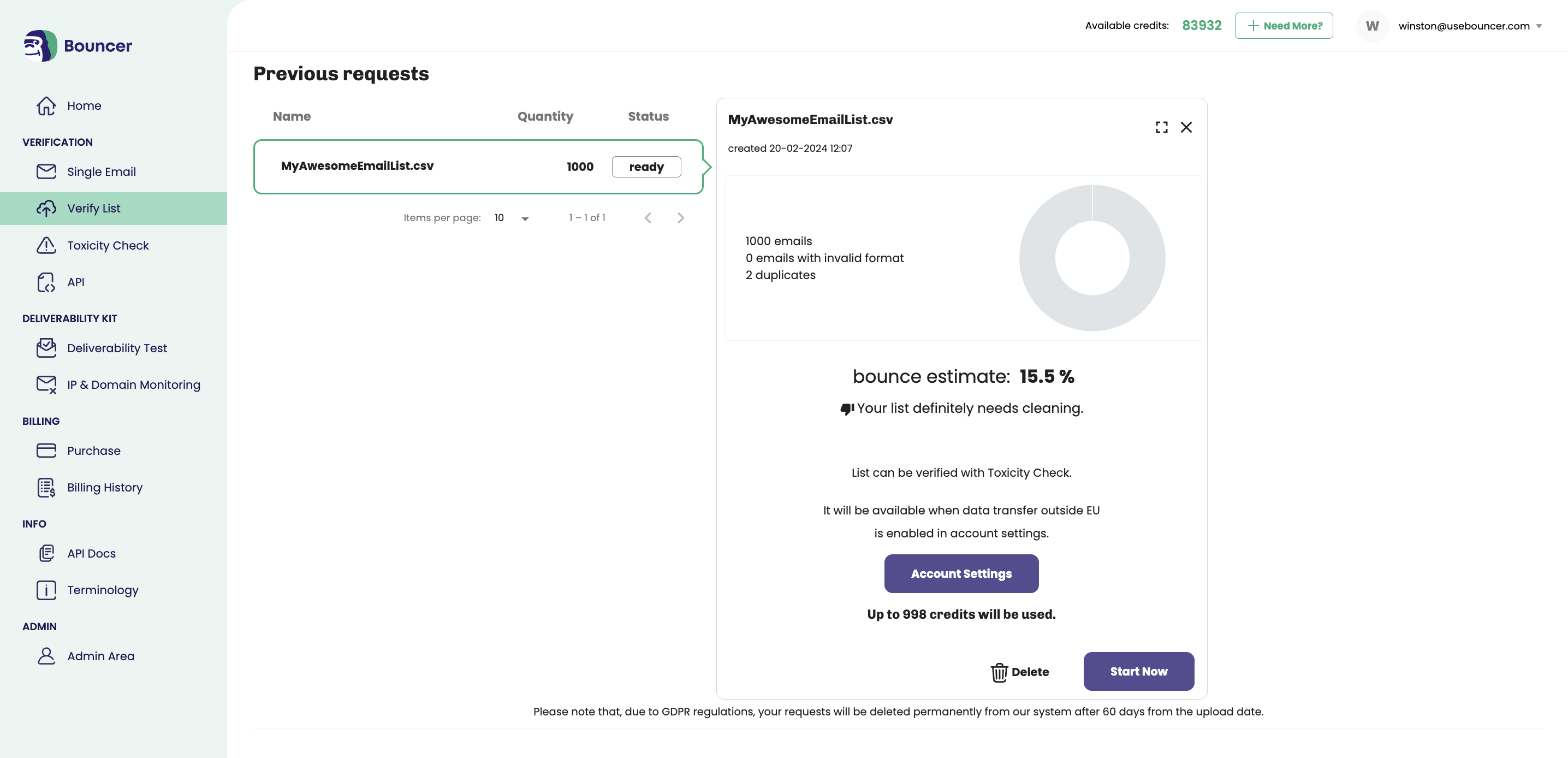Características del Verificador de Correos Electrónicos Gratis