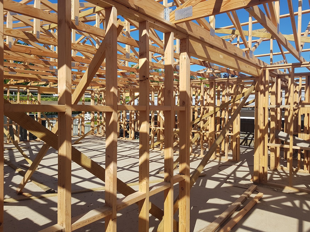 Christchurch Builder - Frame work for large renovation